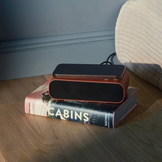 Réveil Wakie noir avec enceinte Bluetooth intégrée