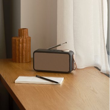 Radio-réveil design avec enceinte Bluetooth Image 45680