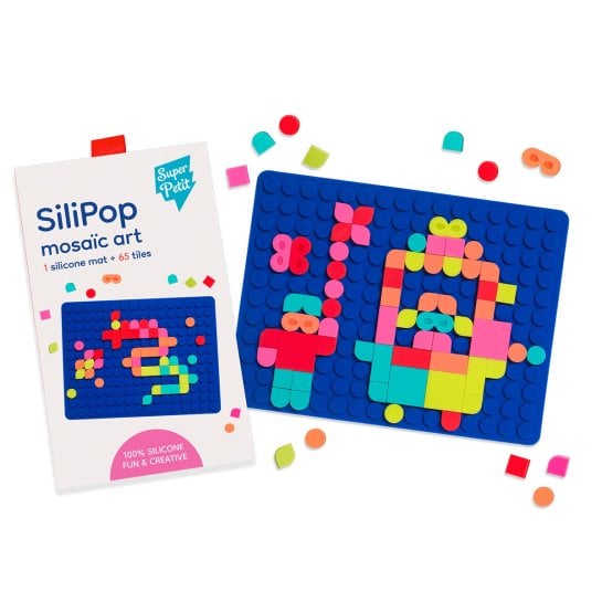 Mosaïques clipsables en silicone pour enfant
