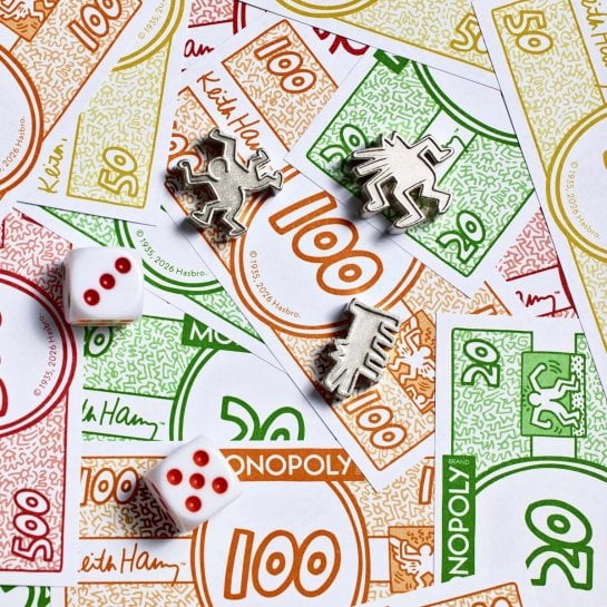 Édition spéciale Monopoly Keith Haring avec plateau graphique et pions en métal