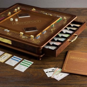 Monopoly Luxury Edition en coffret en bois haut de gamme