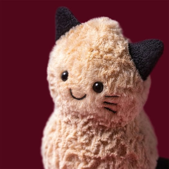 Jellycat Peanut Cat 15 cm, peluche originale et ultra douce dès la naissance