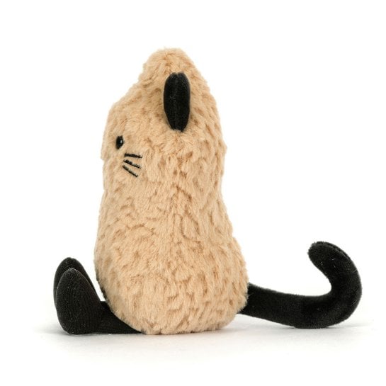 Peluche cacahuète chat Jellycat, cadeau de Noël original et décalé
