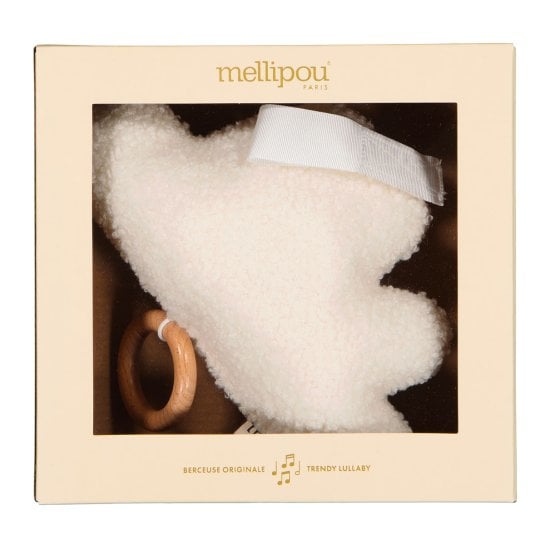 Coussin musical bébé original Mellipou - Berceuse Stevie Wonder - Made in France & Oeko-Tex