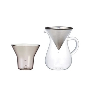 Set carafe à café filtre Kinto avec filtre inox permanent Image 45841