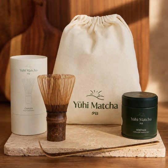 Coffret matcha Yūhi, idée cadeau de Noël originale pour amateur de thé