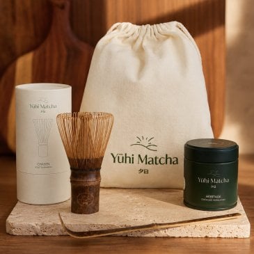 Coffret matcha Yūhi, idée cadeau de Noël originale pour amateur de thé