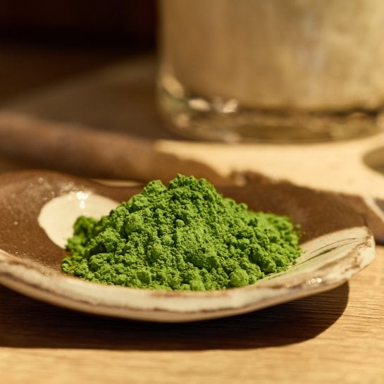 Kit initiation au matcha avec chasen artisanal et pochette de rangement