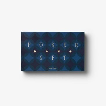 Jeu de poker complet élégant avec cartes, jetons et rangement intégré Image 45873
