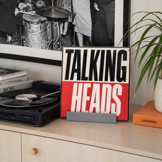 Support vinyle design, idée cadeau de Noël pour amateur de musique