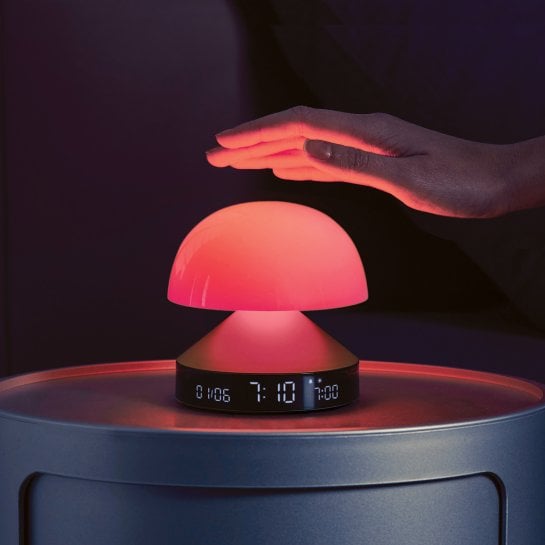 Lampe Mina Sunrise Lexon - 3 en 1 Lampe, Réveil & Simulateur d’aube - Réveil lumineux design