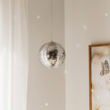 Kit DIY boule disco Brique avec facettes miroir à coller (image 2)
