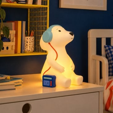 Lampe veilleuse chien Puce Pilou Moulin Roty