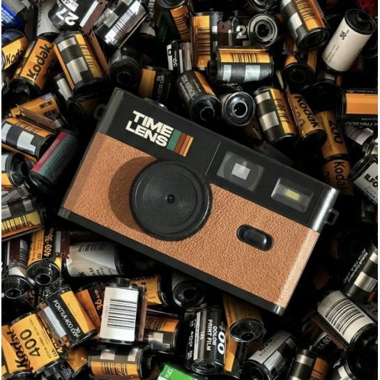 Appareil photo Timelens avec carte SD 4 Go et recharge USB-C