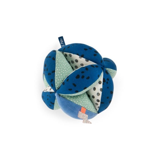 Balle sensorielle Moulin Roty avec grelot, idée cadeau de naissance