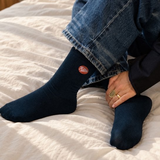 Chaussettes La Madre en 88 % coton, certifiées OEKO-TEX et fabriquées au Portugal