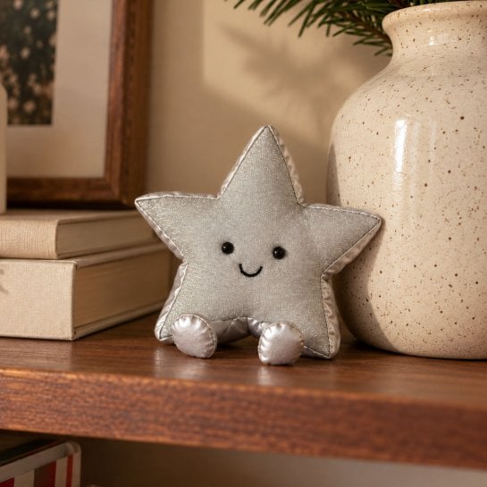 Peluche étoile argentée Jellycat Amuseables Silver Star