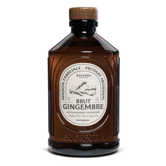 Sirop bio français pour parfumer cafés, boissons chaudes et desserts - Six parfums en bouteille de 400 ml - Bacanha