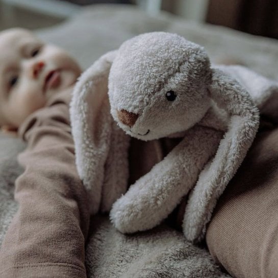 Doudou en polyester de 46 x 15 x 16 cm aux graines de lin