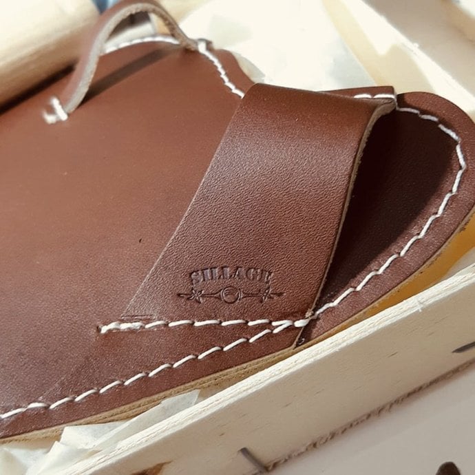 Coffret huîtrier français - Kit d’ouverture des huîtres avec gant en cuir, couteau inox et bois - Sillage
