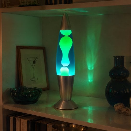 Luminaire en métal et verre alimenté sur secteur avec interrupteur marche et arrêt