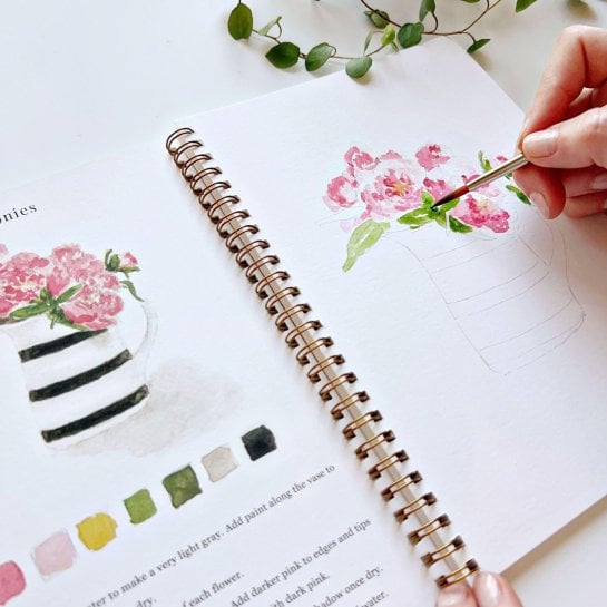 Carnet illustré à offrir à un amateur de peinture et de loisirs créatifs
