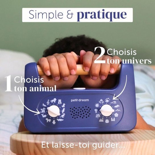 Raconteur d’histoires sans écran avec musiques douces et sons de la nature