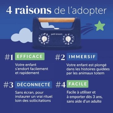Boîte à histoires du soir Petit Dream Morphée pour les enfants de 3 à 10 ans Image 46296