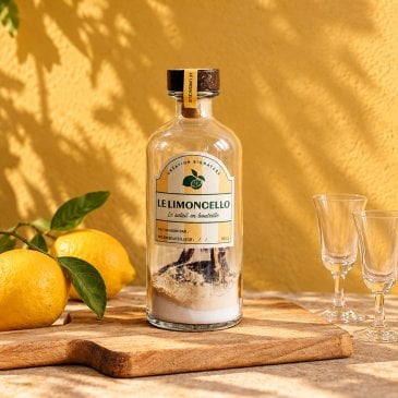 Kit de préparation pour limoncello Brique en bouteille en verre de 50 cl