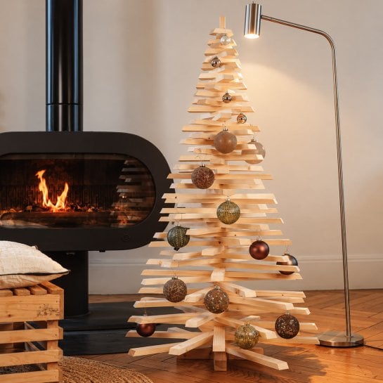 Sapin en épicéa naturel non traité, sans colle ni peinture, fabriqué en France