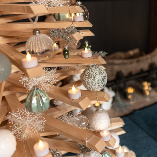 Sapin de Noël en bois modulable - Épicéa naturel et fabrication française - Mon Sapin Woody
