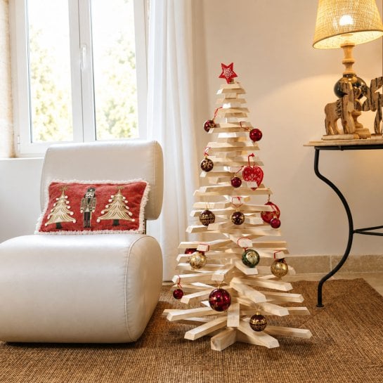 Sapin en bois modulable à offrir pour préparer les fêtes de Noël
