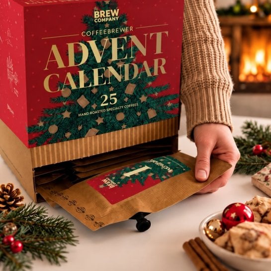 Calendrier de l’Avent café bio - 25 cafés du monde à infuser - Idée cadeau Noël original pour amateurs de café