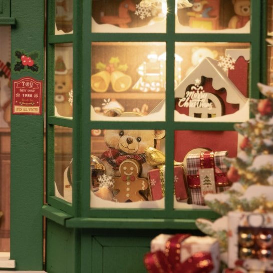 Book nook ou cadre décoratif miniature à assembler pièce après pièce