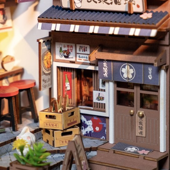 Kit DIY maquette miniature - Décor en bois à assembler avec éclairage LED - Rolife