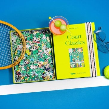 Puzzle Piecework de 1 000 pièces sur le tennis rétro ou le camping (image 2)