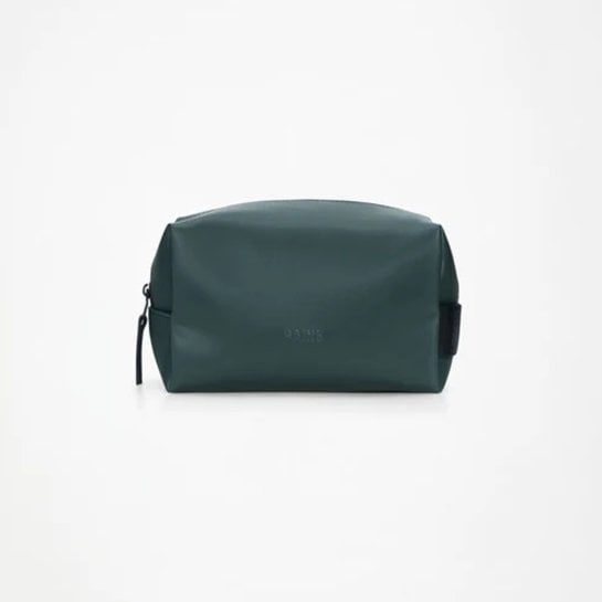 Trousse de toilette Rains – Étanche & compacte, fermeture zippée, tissu PU imperméable – Design danois minimaliste