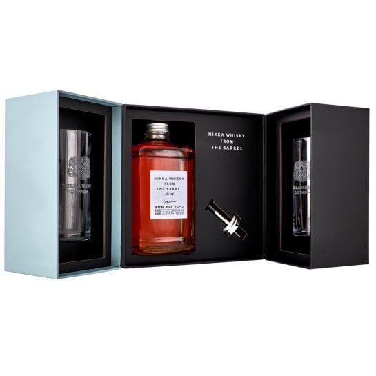 Coffret Cube Nikka avec whisky à 51,4 % vol. aux notes fruitées, boisées et épicées