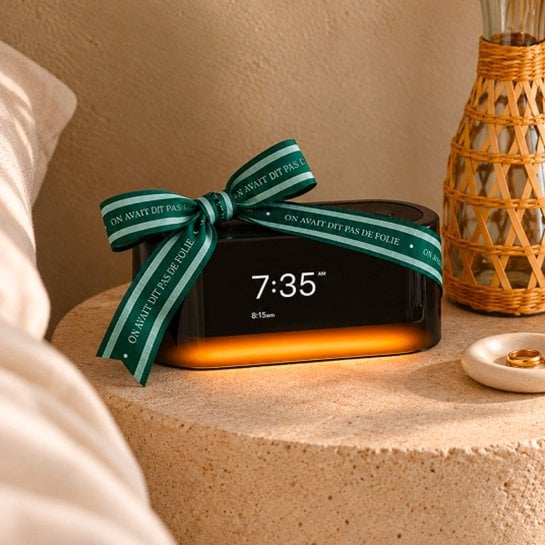 Réveil apaisant intelligent multifonctions Loftie - Réveil bien-être - Enceinte Bluetooth - Bruits blancs & méditation