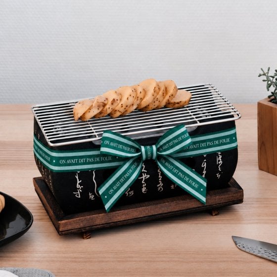Barbecue japonais - Grill yakitori - Binchotan - idée cadeau japon - Barbecue de table - cadeau cuisine homme - Tokyo Design