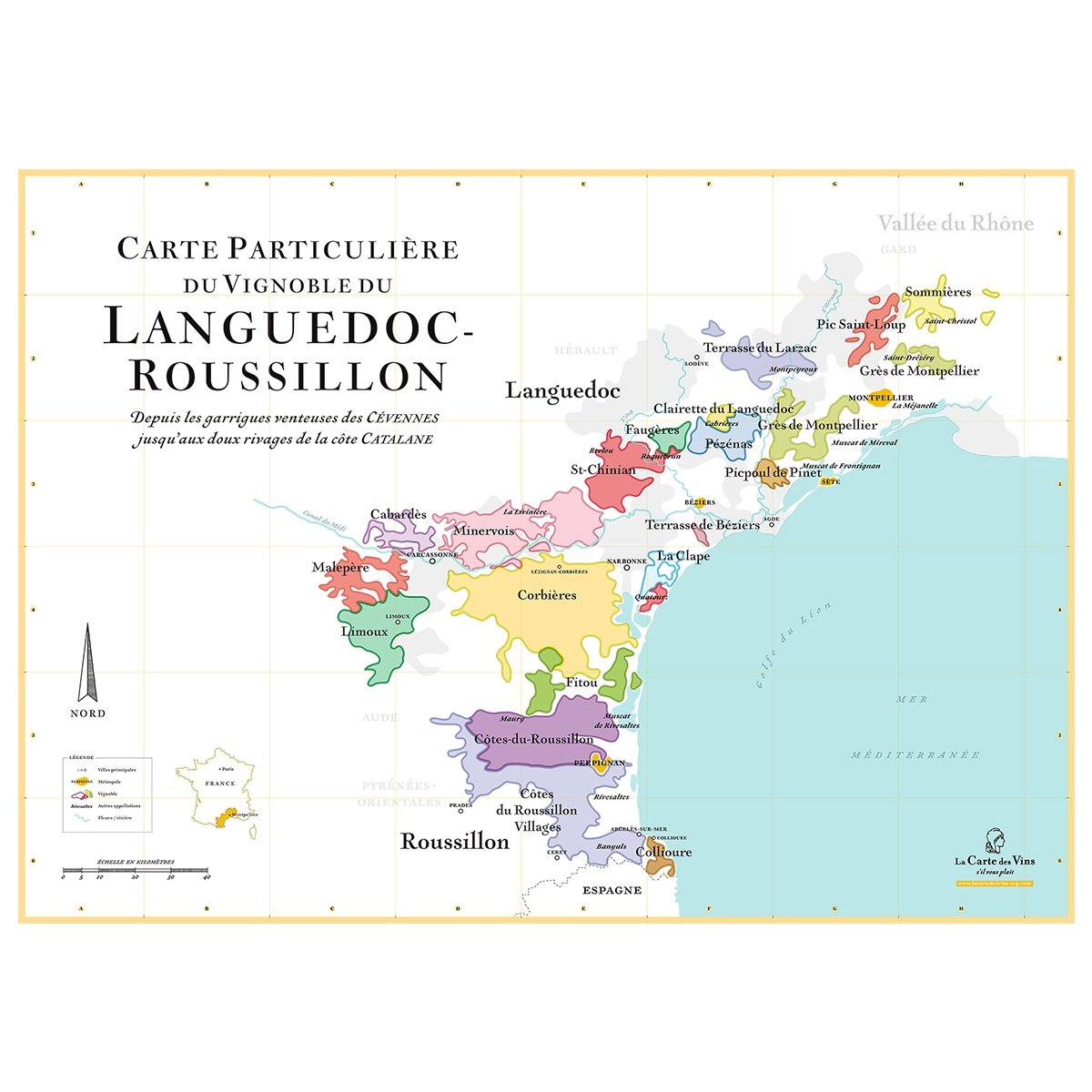 Affiches Carte des Vins