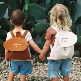Sac à dos en gaze de coton personnalisable