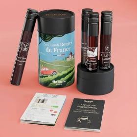 Dégustez 4 rouges iconiques de France