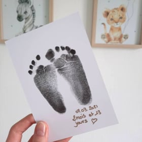 Kit empreintes main et pied