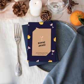 Carte de vœux à planter "Bonne année"