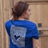 T-shirt La Madre illustré - Bleu