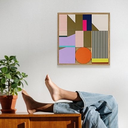 Tableau décoratif mural en bois