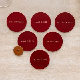 Jeu Beer Pong en cuir