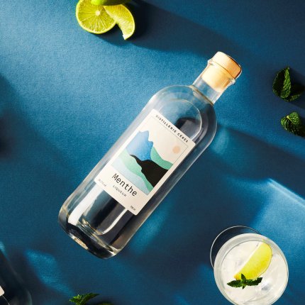 Liqueur de menthe bio française