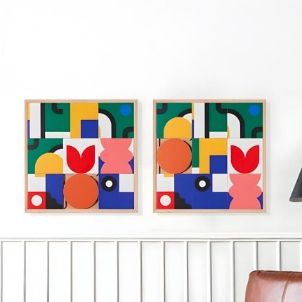 Tableau décoratif mural en bois